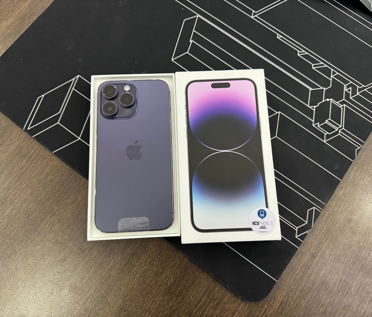 celulares y tabletas - iPhone 14 Pro Max 256GB Purple Como Nuevo, Desbloqueado, Garantía, $ 60,500 NEG
