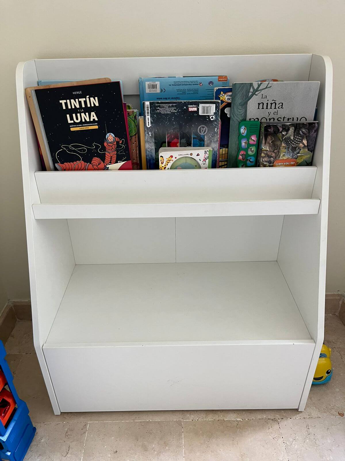 muebles y colchones - Biblioteca de libros para niños con cajón