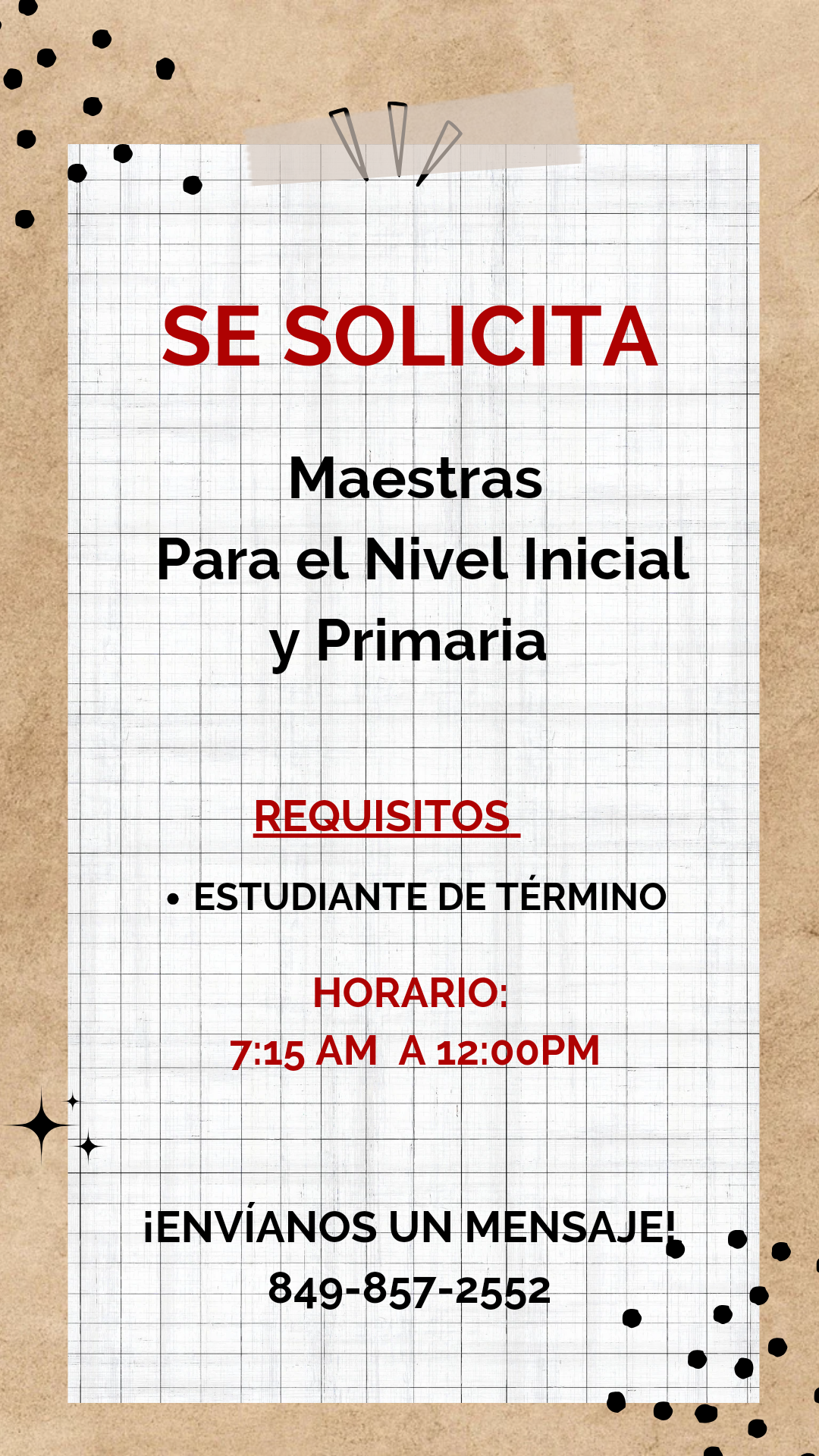 candidatos - Estudiante nivel inicial, estudiante nivel primar