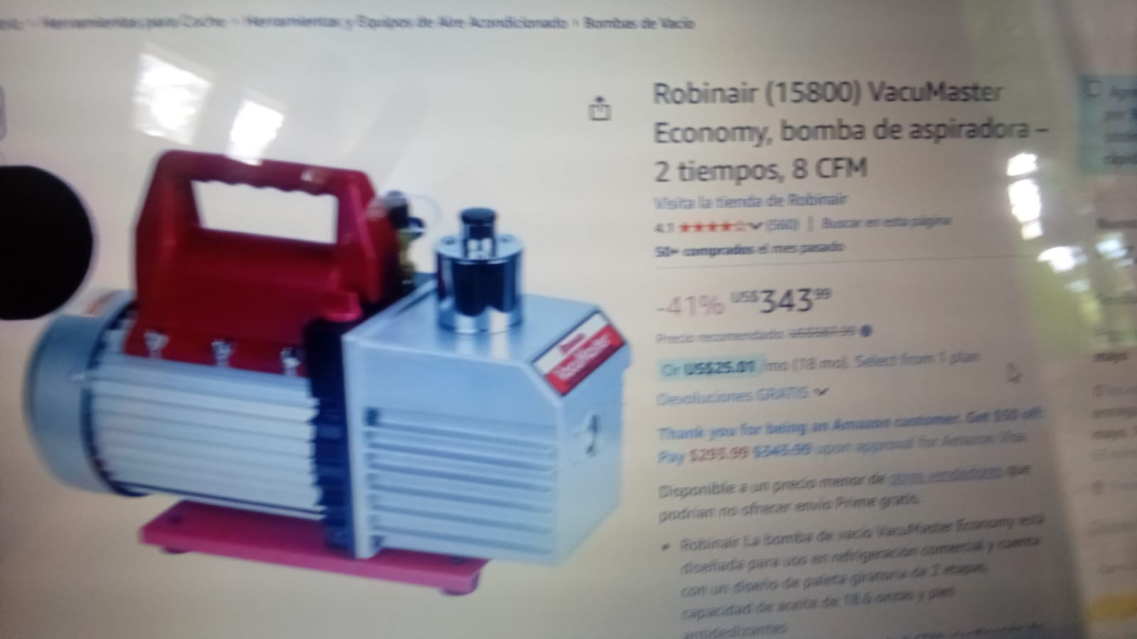 equipos profesionales - bomba para vacio aire acondicionado automotriz  2