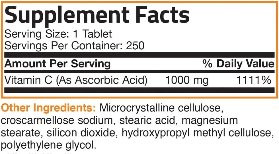 Salud y Equipamiento Médico - Vitamina C 1000 Mg Bronson 1