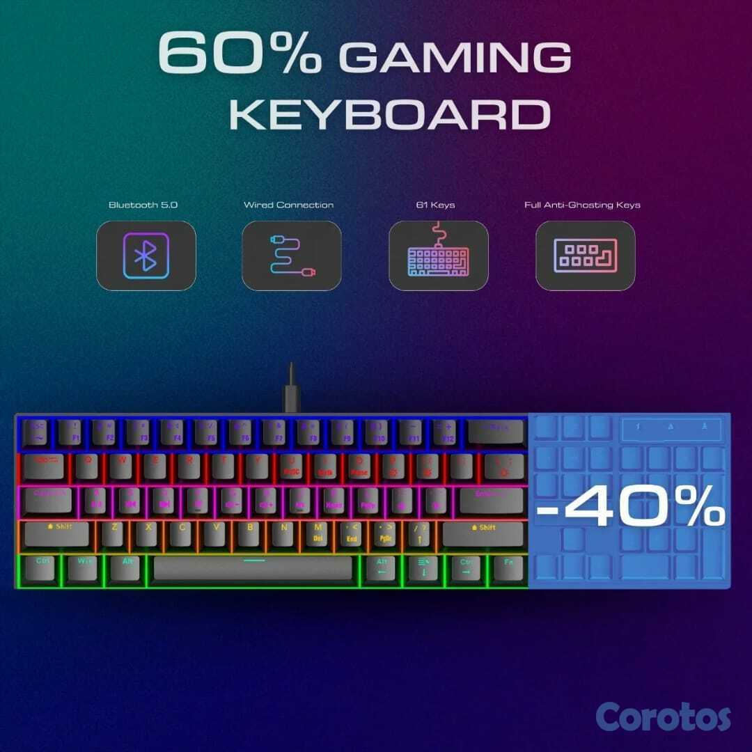 accesorios para electronica - 61 Keys Mechanical Keyboard  1