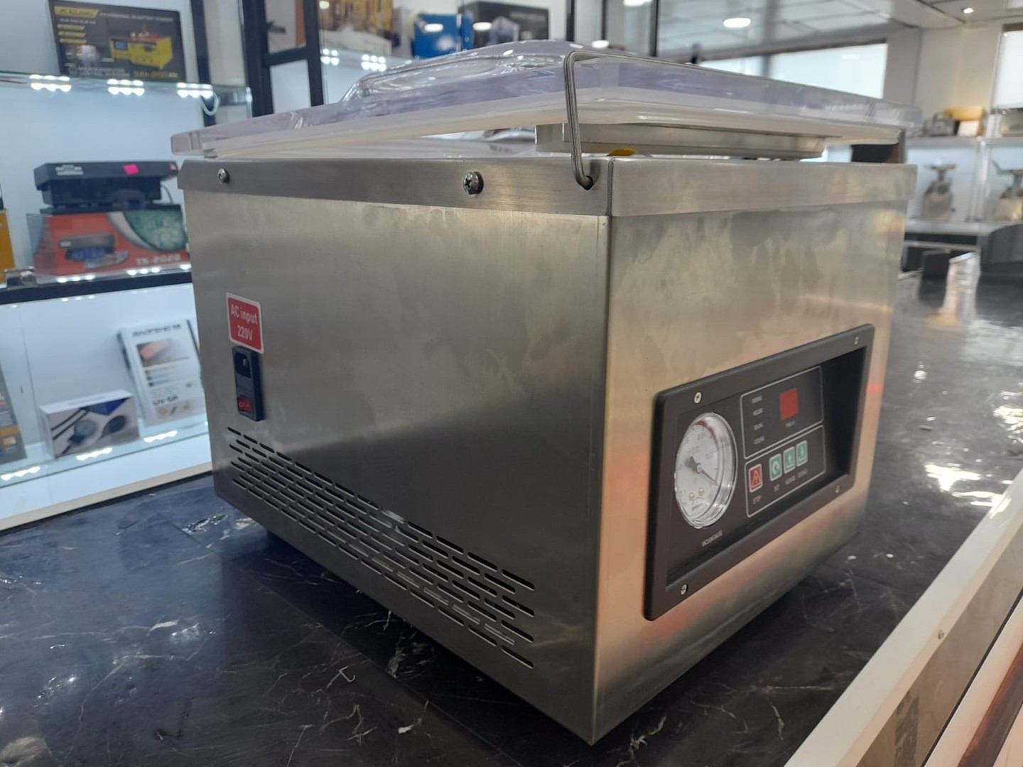 equipos profesionales - Maquina empacadora selladora al vacio empaquetadora envasadora industrial dz-260 1