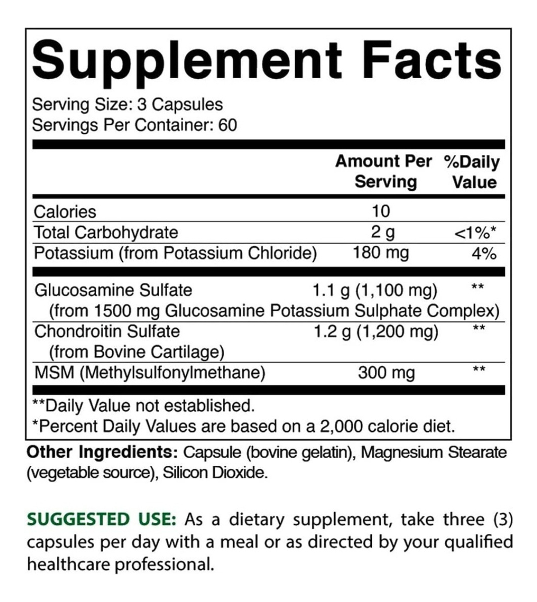 Salud y Equipamiento Médico - Glucosamina 1200mg Best Natura 1