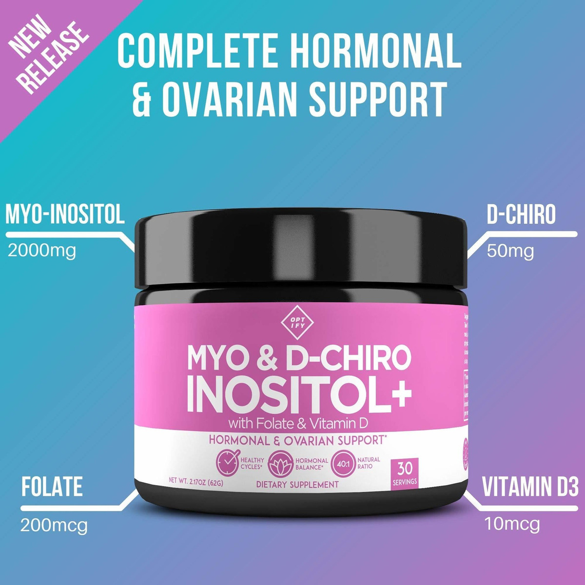 Salud y Equipamiento Médico - Suplemento Premium De Inositol - Polvo De Mioinositol Y D-c 1