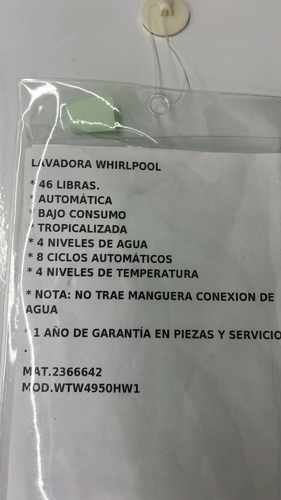 electrodomesticos - Lavadora Automática Whirlpool Nueva 3