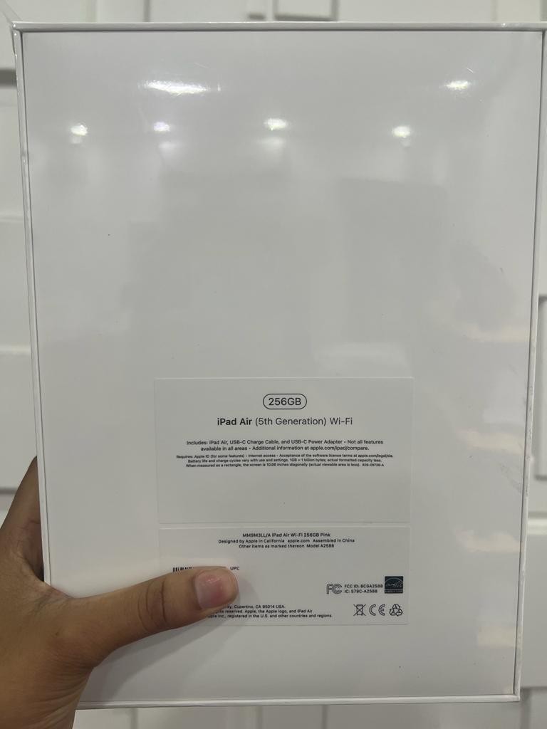 celulares y tabletas - iPad Air Chip M1 2022 de 256gb Wi-Fi Sellada 3