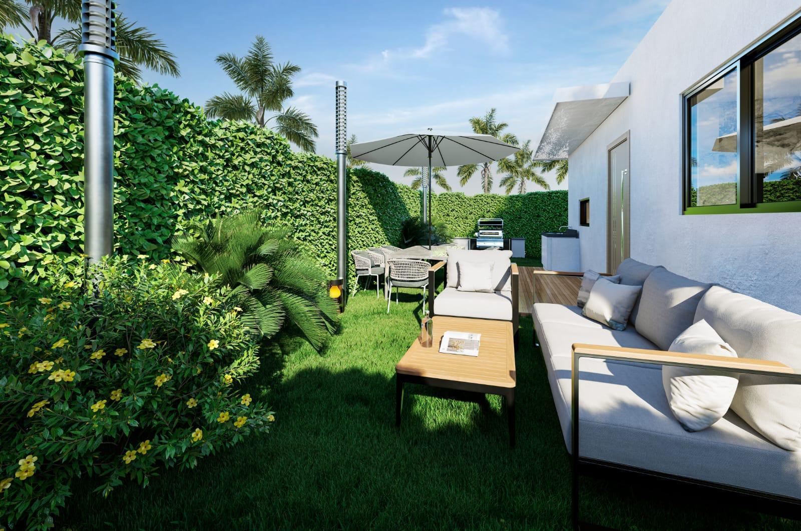 casas vacacionales y villas - Hermosas Villas de un nivel en Punta Cana Rep Dom 5