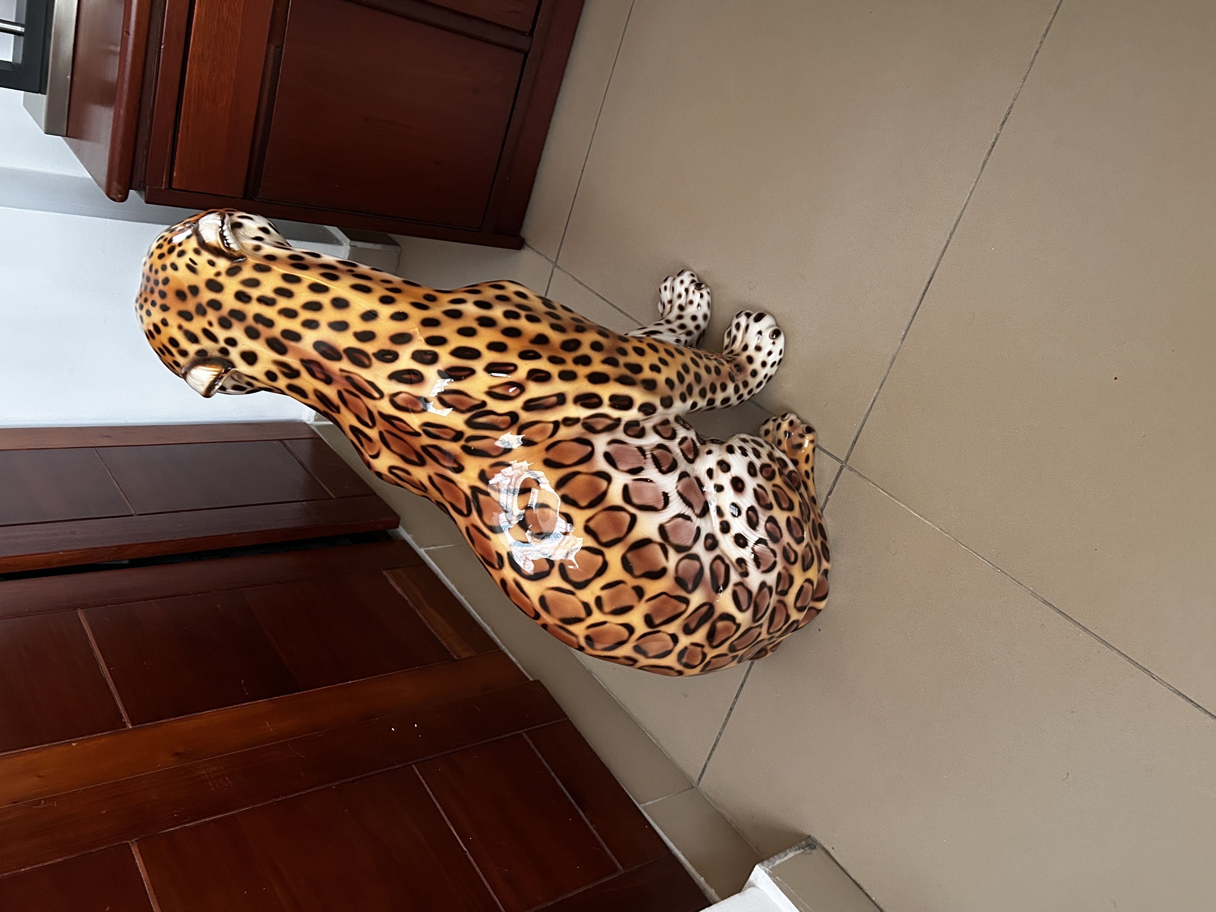 decoración y accesorios - Tiguere o Pantera de porcelana  1