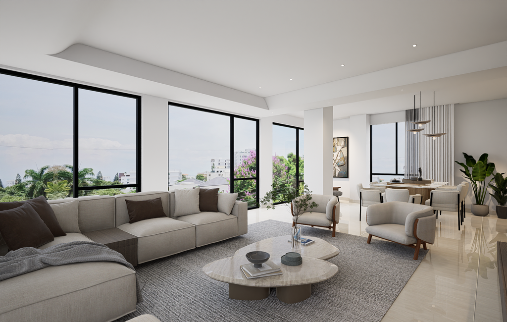 apartamentos - TORRE EN VENTA, LA ESMERALDA SANTIAGO. 7