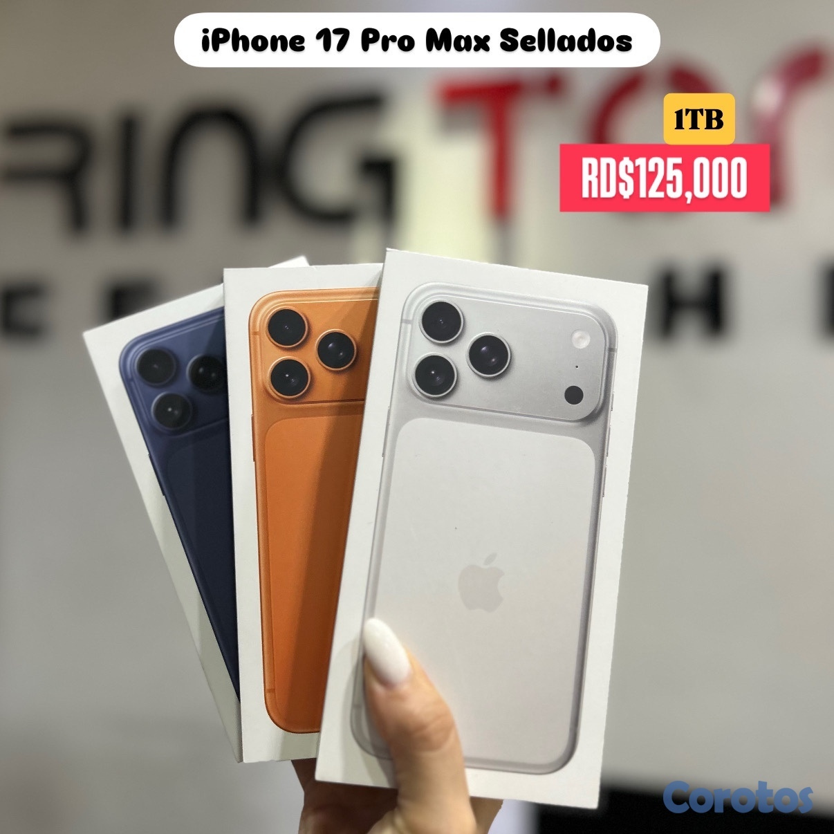 celulares y tabletas - IPHONE 17 PRO MAX 1TB SELLADOS