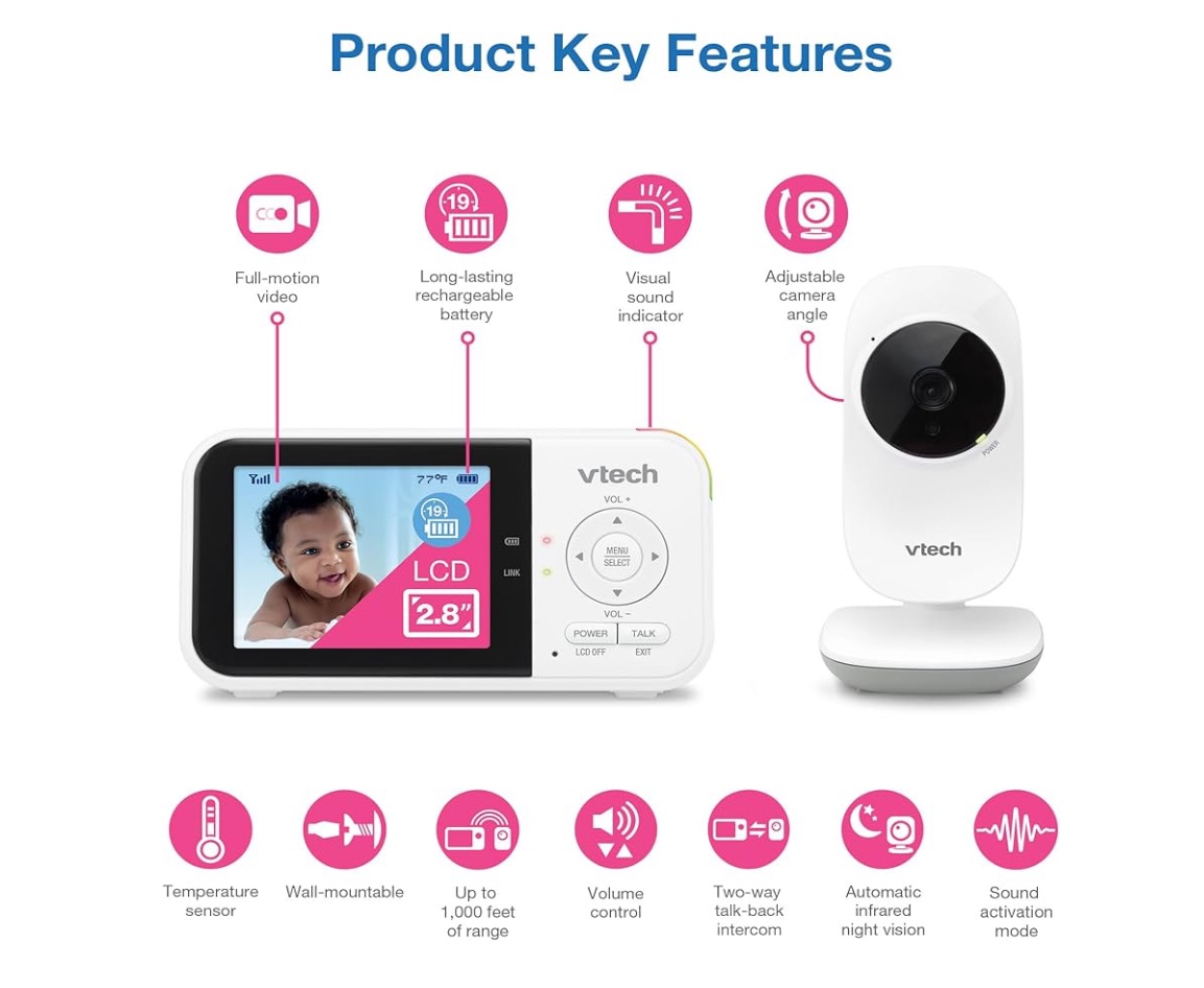 accesorios - Monitor para bebé VTech - Como nuevo  7