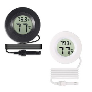 herramientas, jardines y exterior - Mini termómetro digital higrómetro con sonda 1