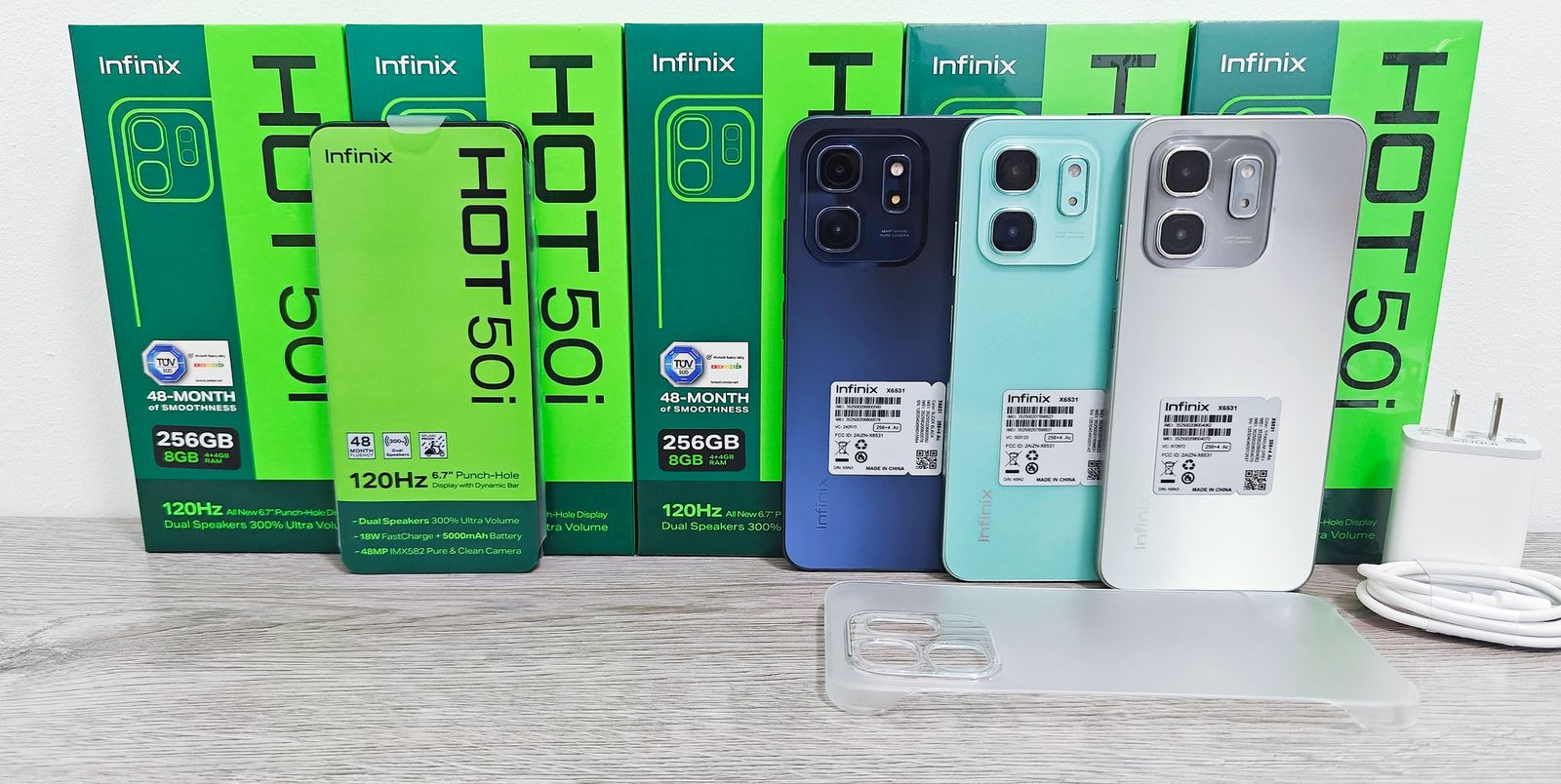 celulares y tabletas - INFINIX HOT 50i DE (256GB,8GB RAM) NUEVO DE CAJA #OFERTAS 