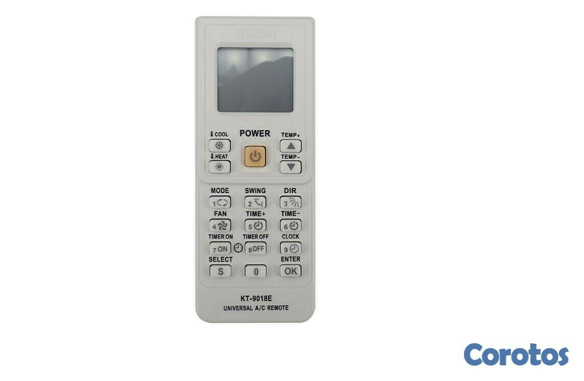 aires acondicionados y abanicos - Control remoto de aire acondicionado universal KT-9018E  1