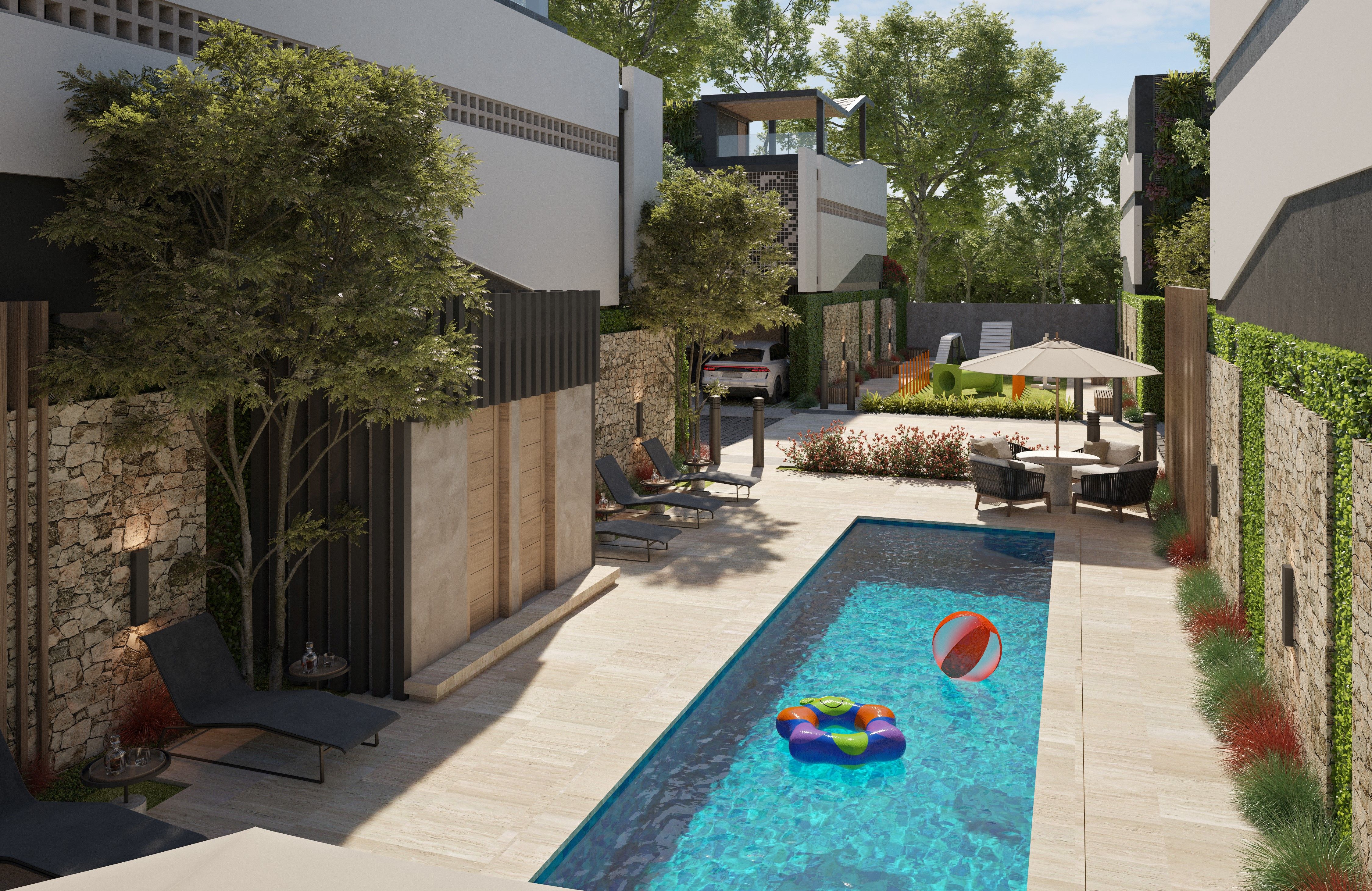 casas vacacionales y villas - Casa Villas En Downtown Punta Cana En Venta 4