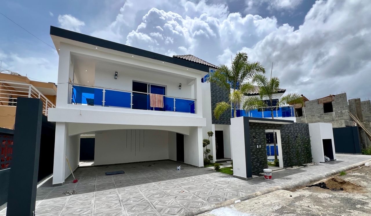casas - venta de casa de lujo en la autopista de san isidro Santo Domingo este  6