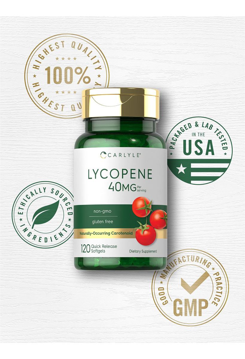 Salud y Equipamiento Médico - Licopeno 40mg 120 Cap Carlyle 4