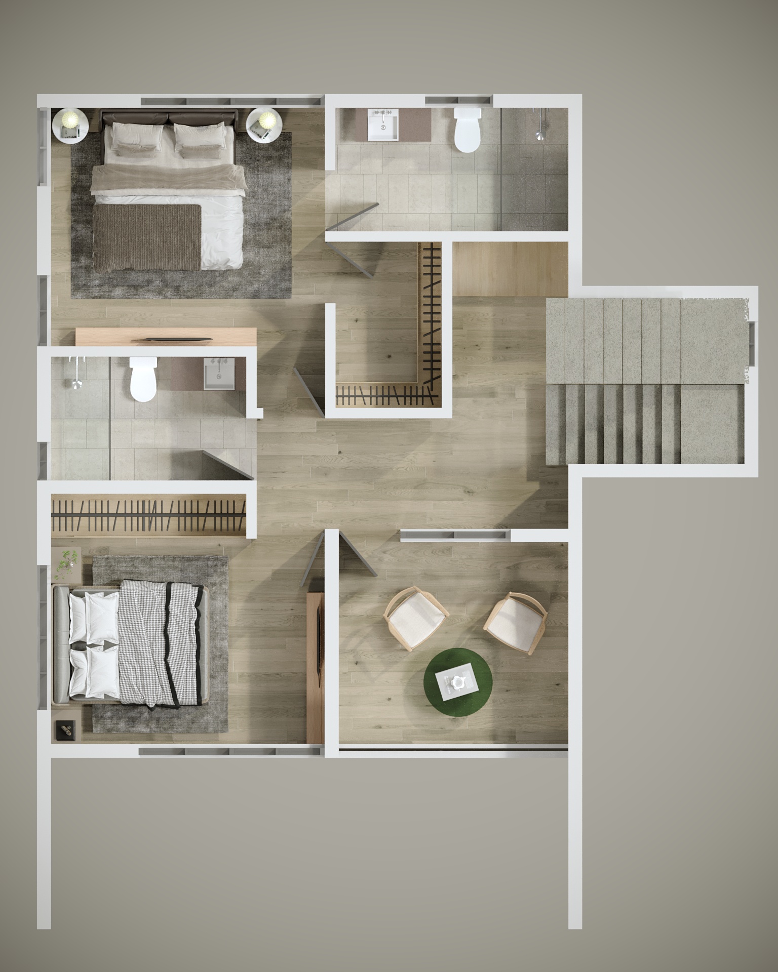 casas vacacionales y villas - Bungalow ecológico 3HAB – Santuario del Corozo 4