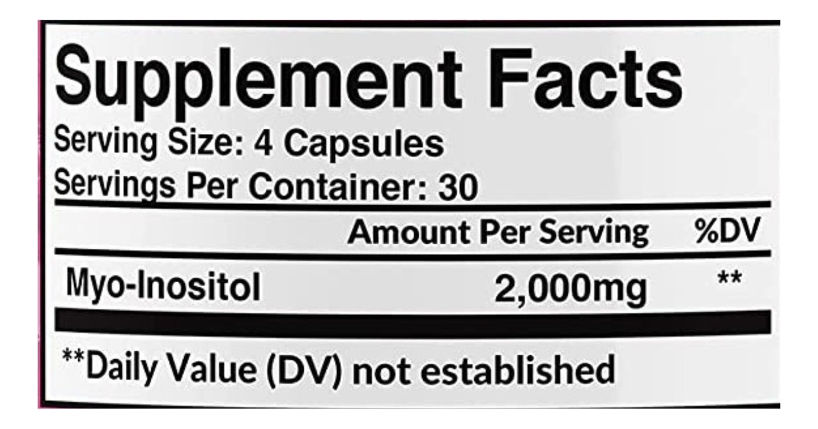 Salud y Equipamiento Médico - Inositol 2000mg 120cap Bloom 1