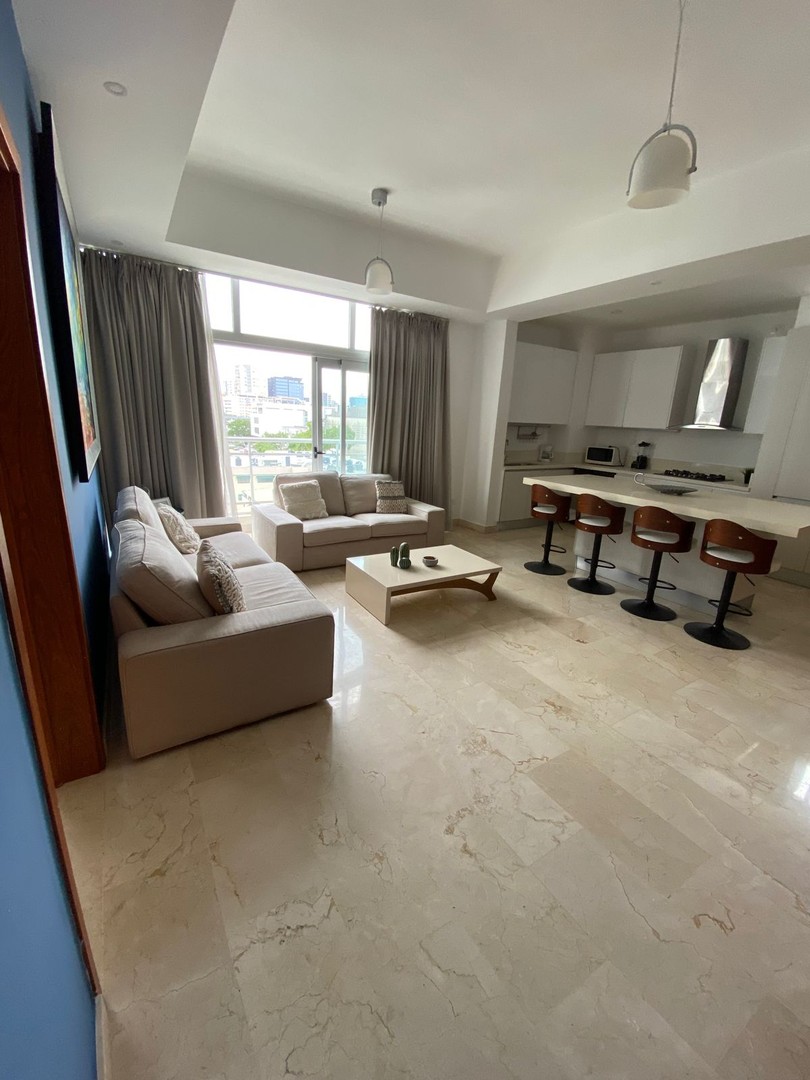 apartamentos - Amplio apartamento completamente amueblado a 1 esquina de la Churchill 1