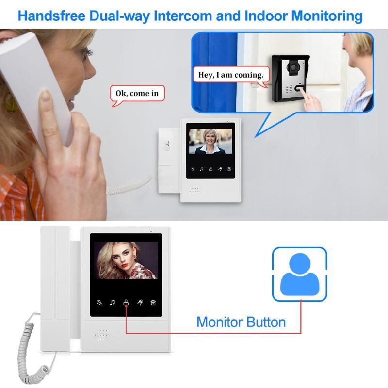 electrodomesticos - Videoportero de Teléfono 4.3"
Sistema de intercomunicación intercom 5