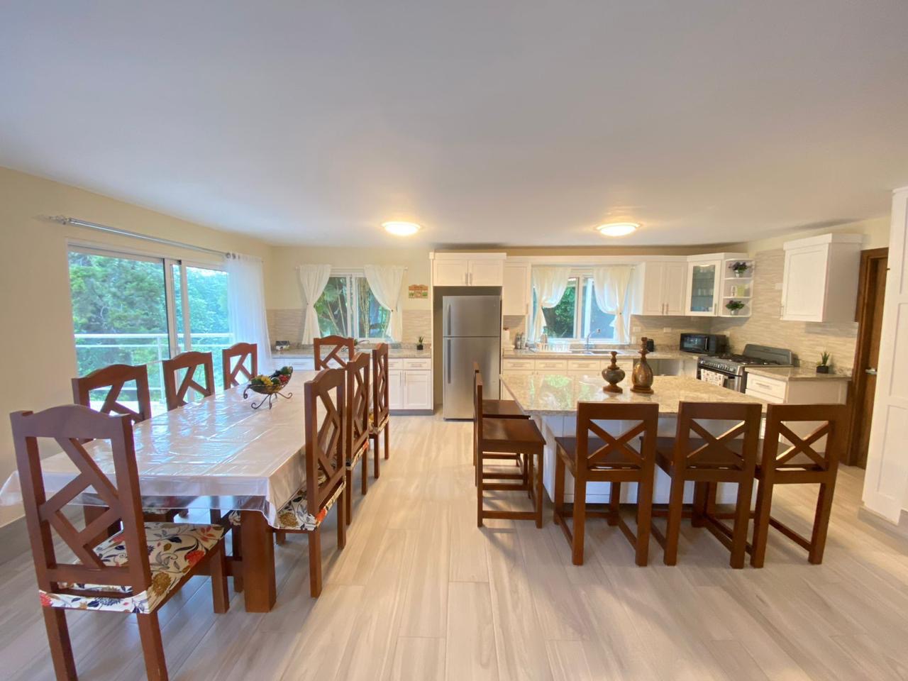 casas vacacionales y villas - Vendo Villa Jarabacoa amueblada tres niveles oport 6