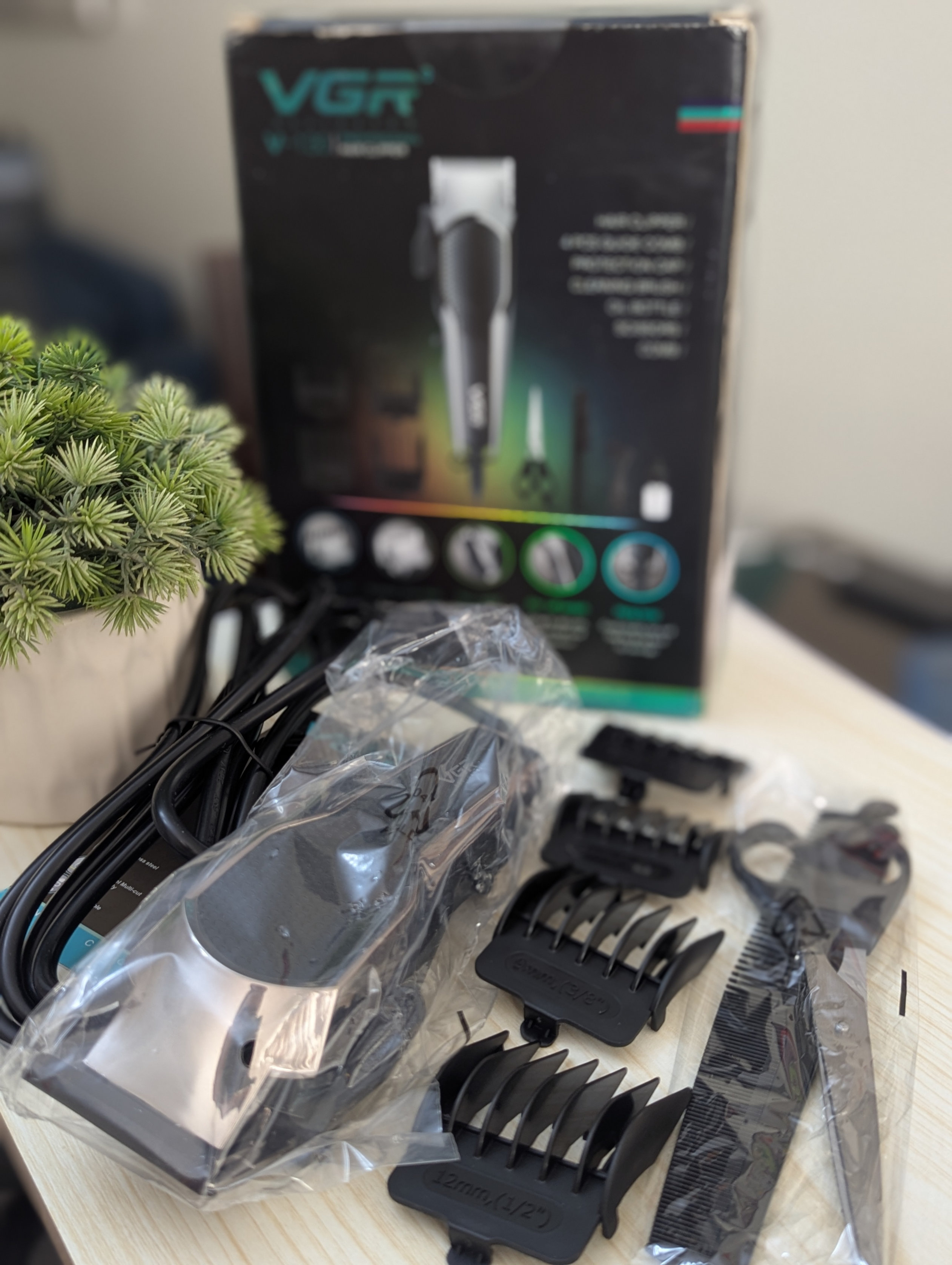 salud y belleza - 💈✂️ ¡Corte Profesional en Casa! 💥 VGR V-130 Clipper Set 🔌💇‍♂️
 5