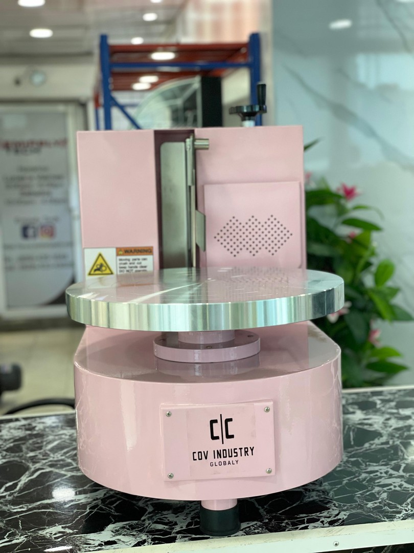 equipos profesionales - Maquina de recubrimiento giratoria decoradora de bizcochos pasteles tartas 5