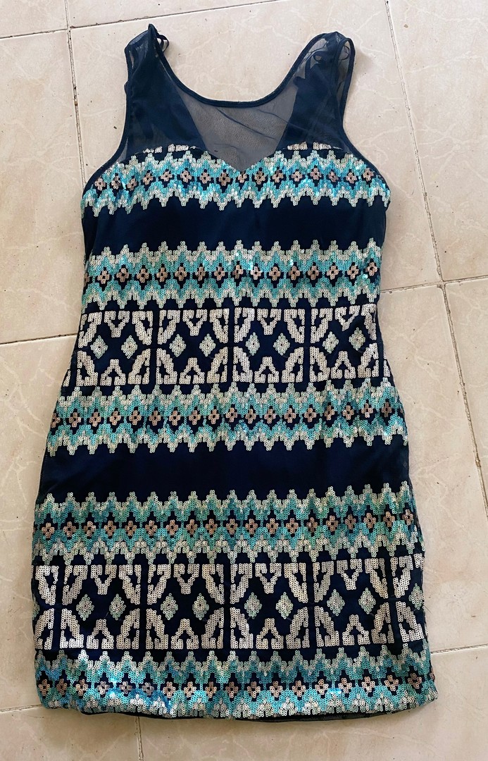 ropa para mujer - Vestido de fiesta, corto sin mangas. 5