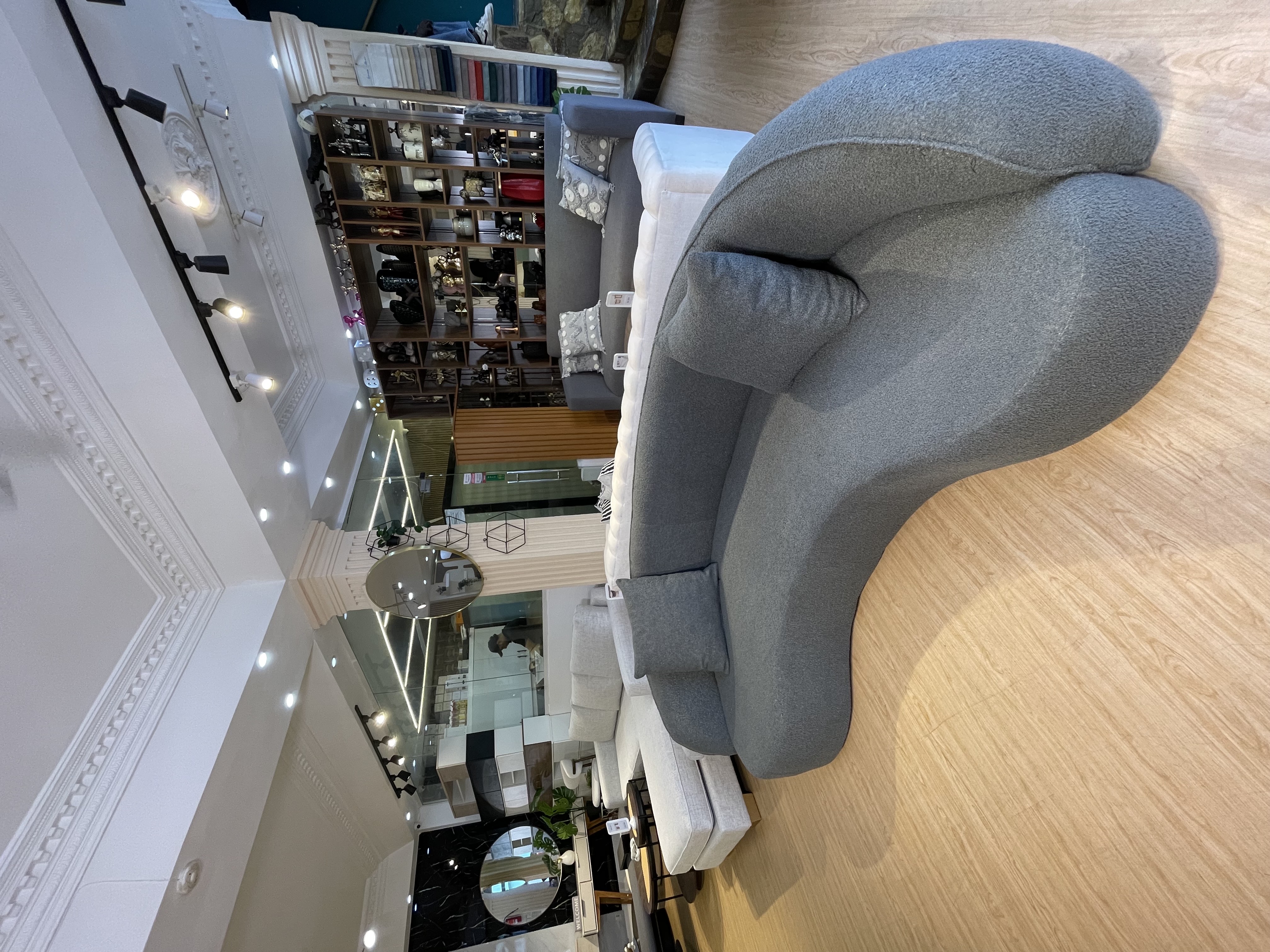 muebles y colchones - sofá Britanny (curvo)  1