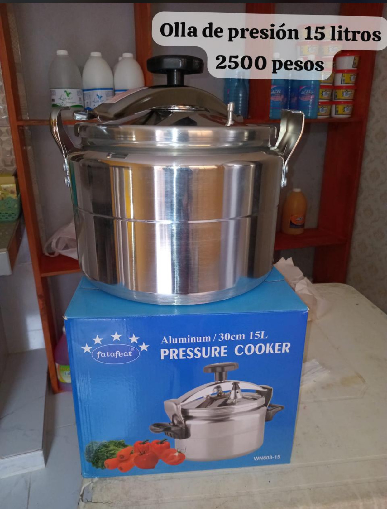 cocina - olla de presión 15 litros