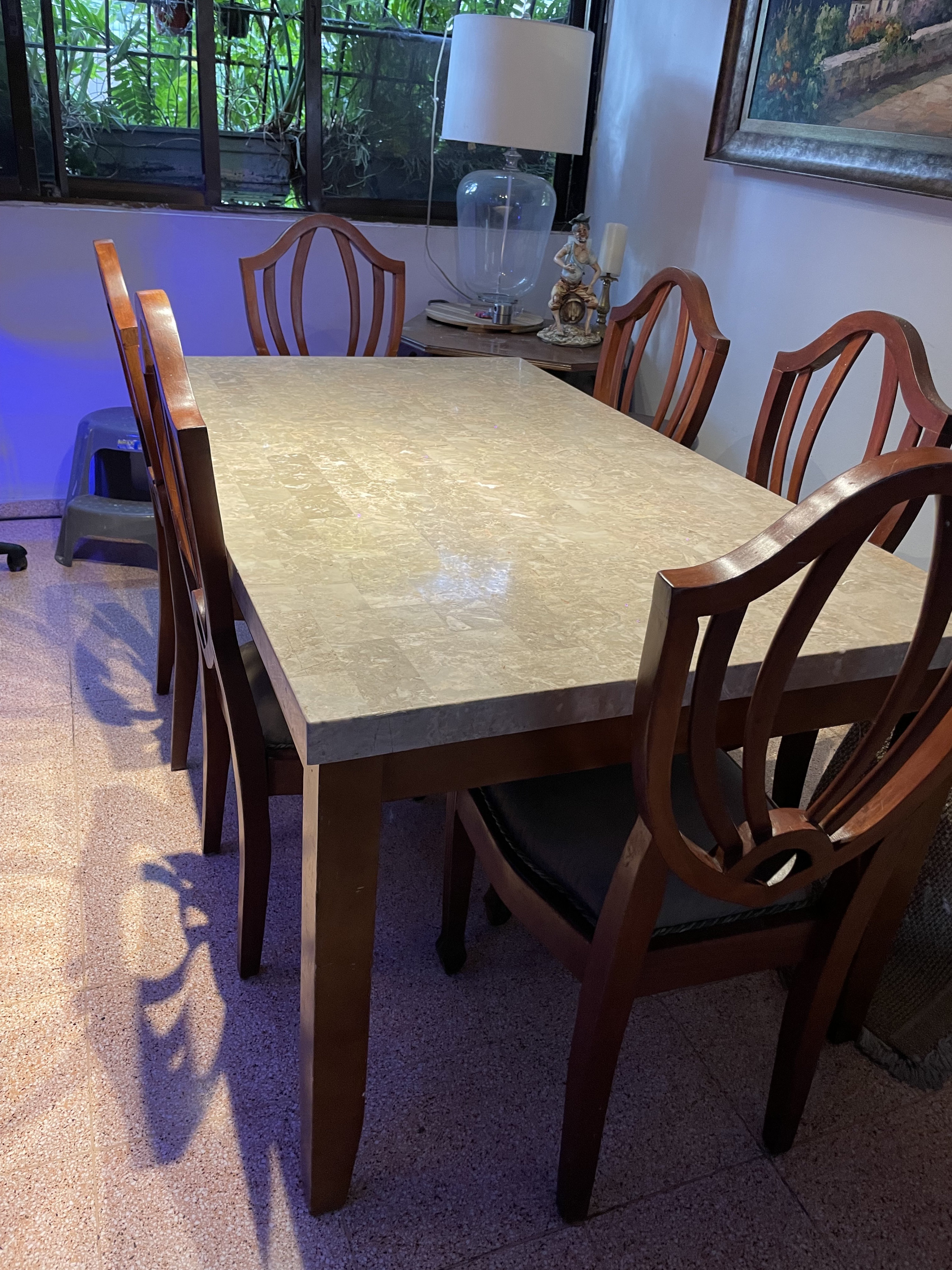 muebles y colchones - Comedor de 6 comensales de oportunidad  0