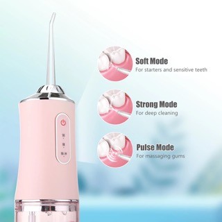salud y belleza - Irrigador bucal portátil Hilo Dental USB recargable  4