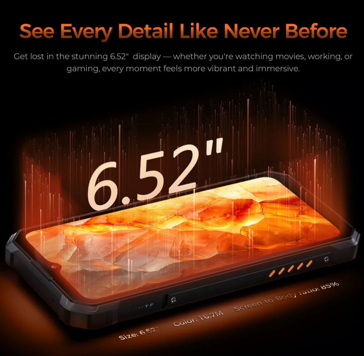 celulares y tabletas - OUKITEL WP53S con bocina y linterna  7