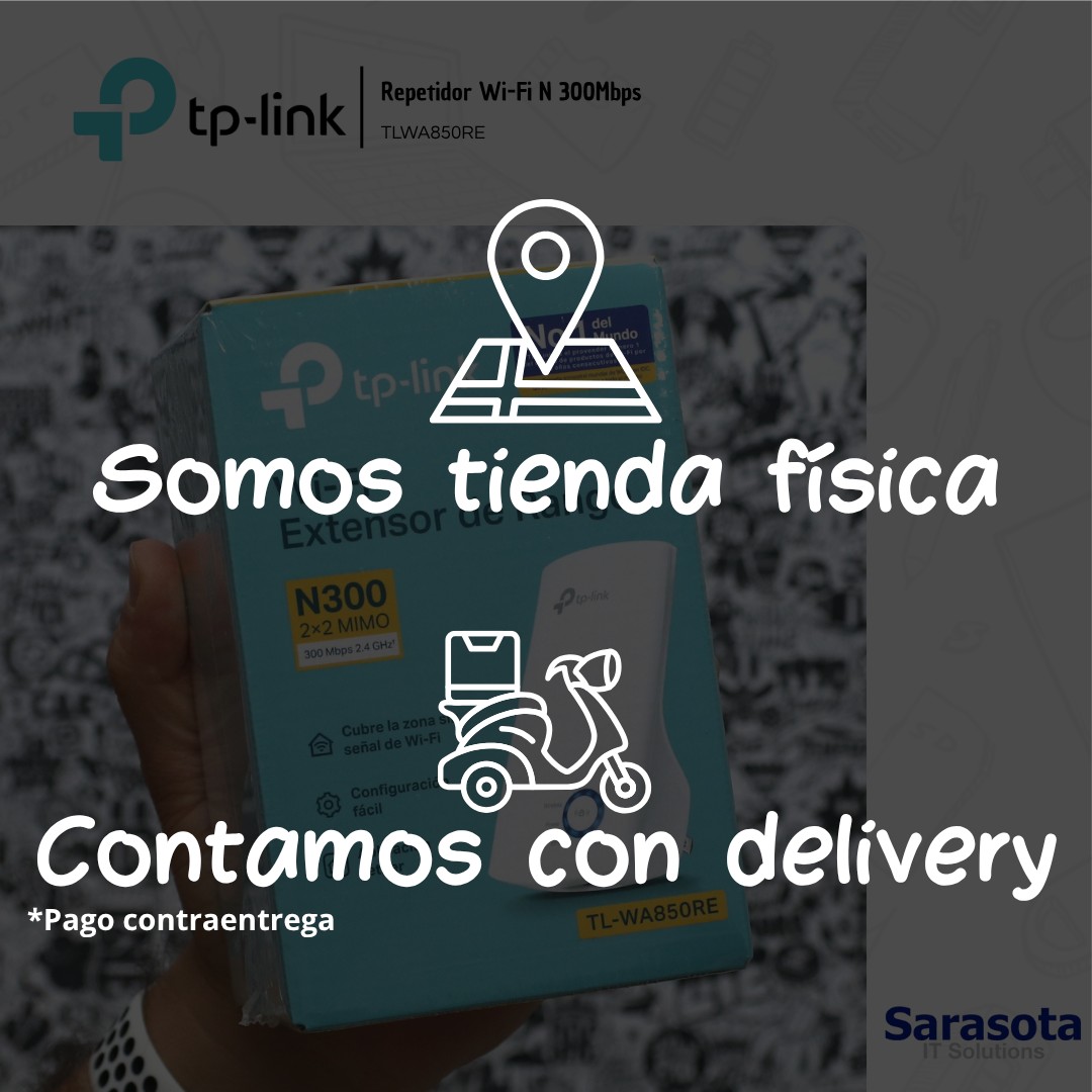 accesorios para electronica -  TP-Link Repetidor WA850RE 2.4GHz N300 300mbps 2