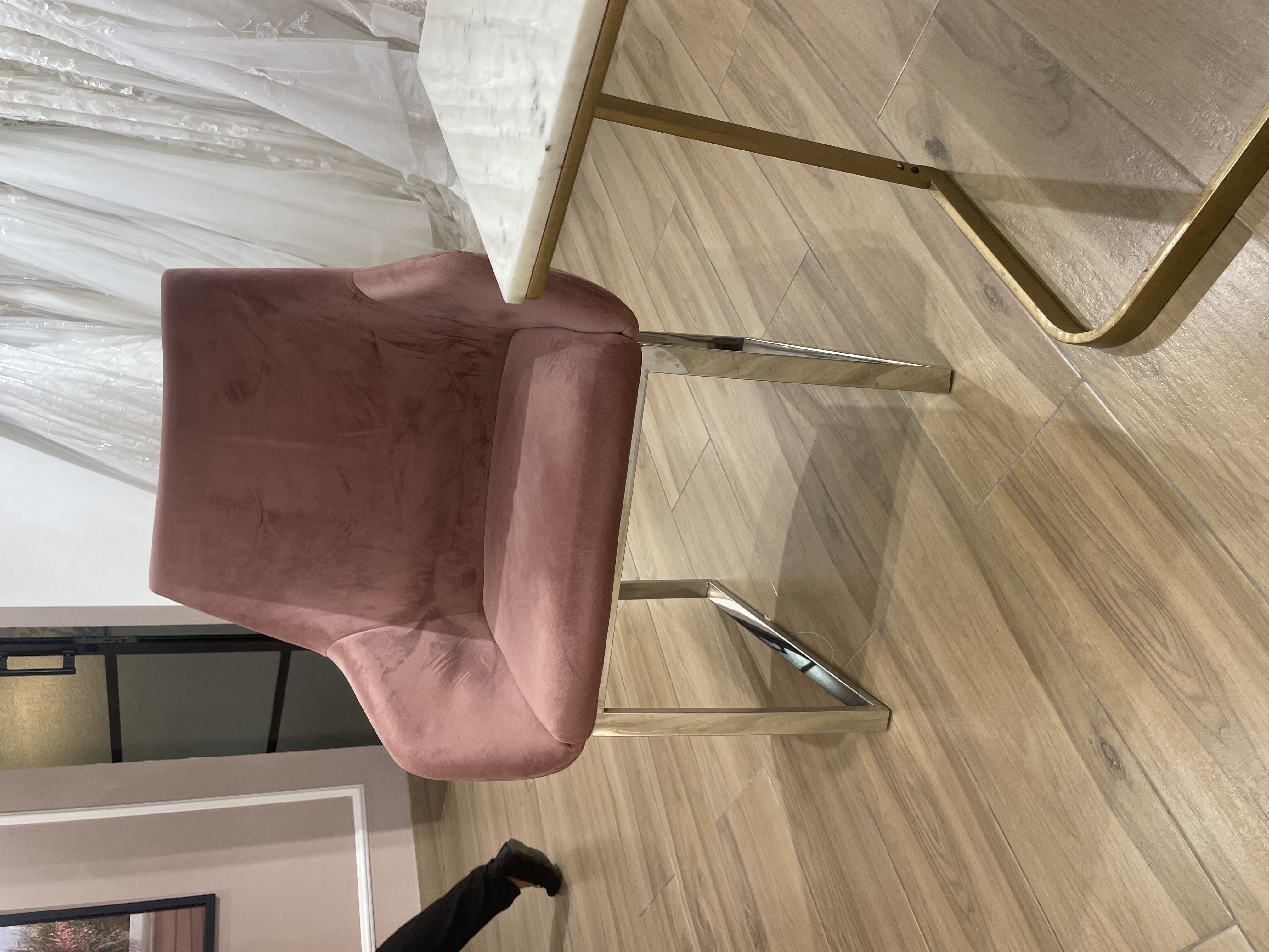 muebles y colchones - Hermosas butacas color rosa viejo 0