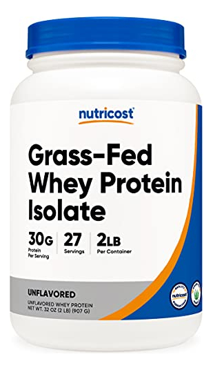 Salud y Equipamiento Médico - Proteina Aislada De Suero Alimentado Con Hierba -nutricost 1