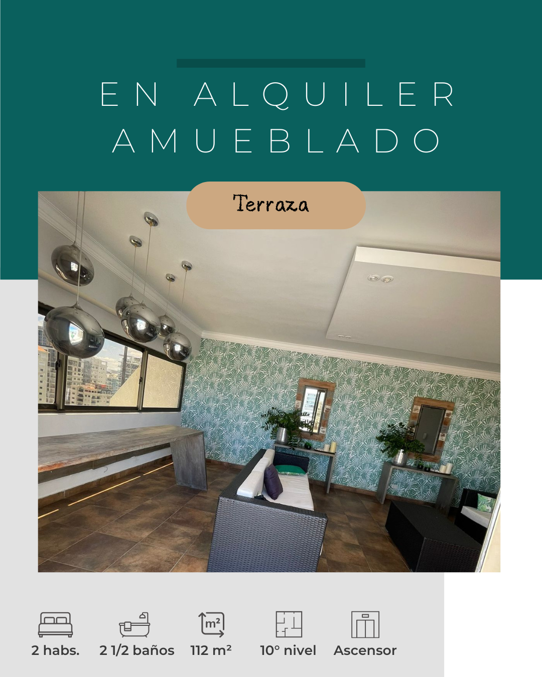 apartamentos - Alquilo apto. totalmente amueblado en Piantini 3