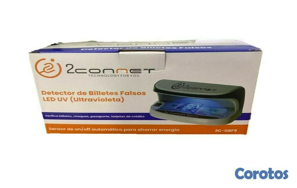 accesorios para electronica - Detector de dinero falso con sensor 2CONNET recargable
 2