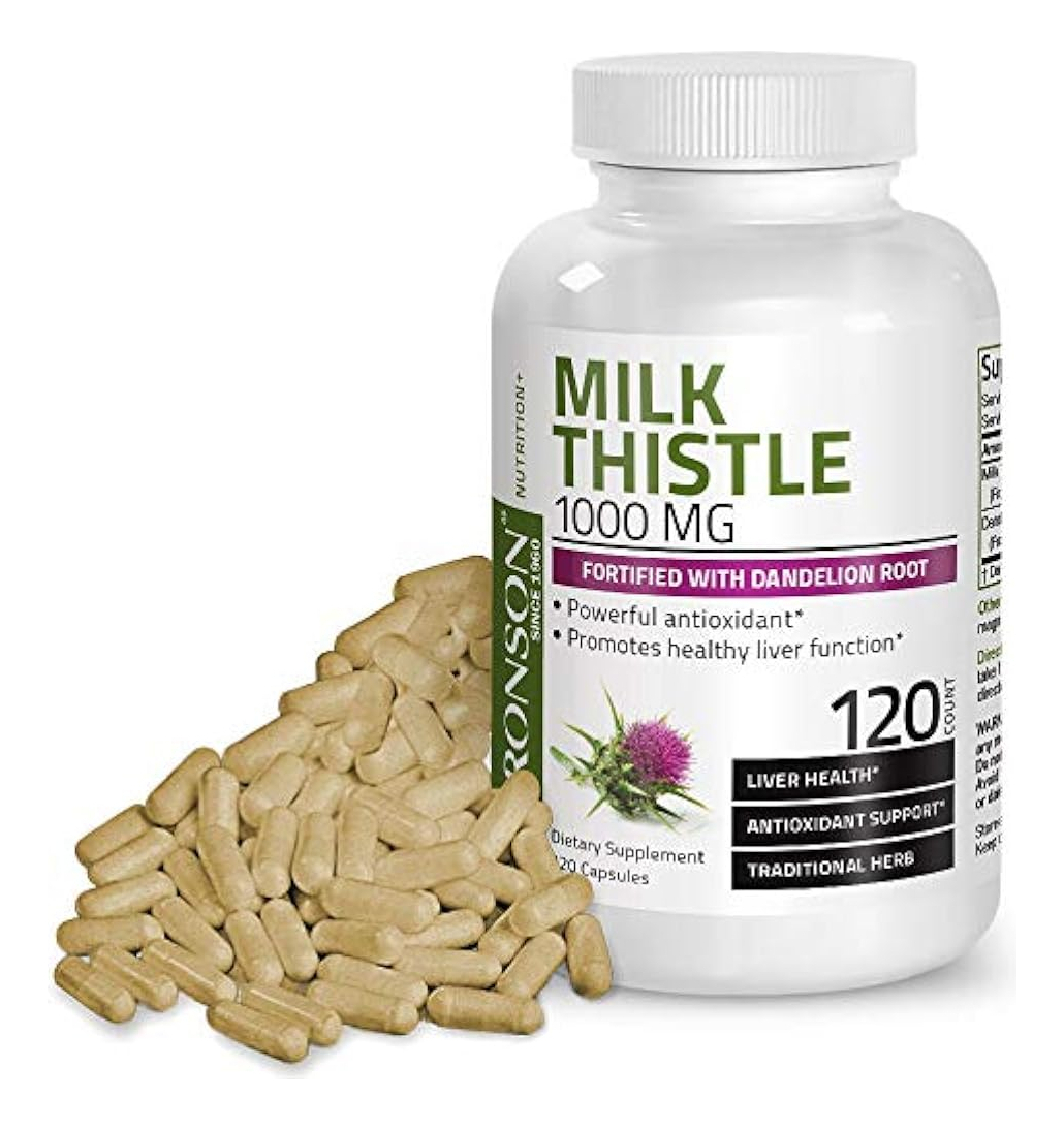 Salud y Equipamiento Médico - Milk Thistle 1000 Mg Silymarin Marianum & Dandelion Root