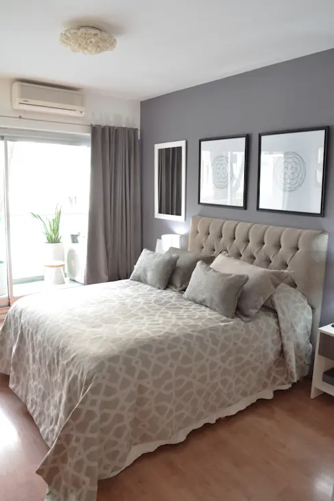 muebles y colchones - Cama tapizada calidad superior+Colchón. Nueva 1