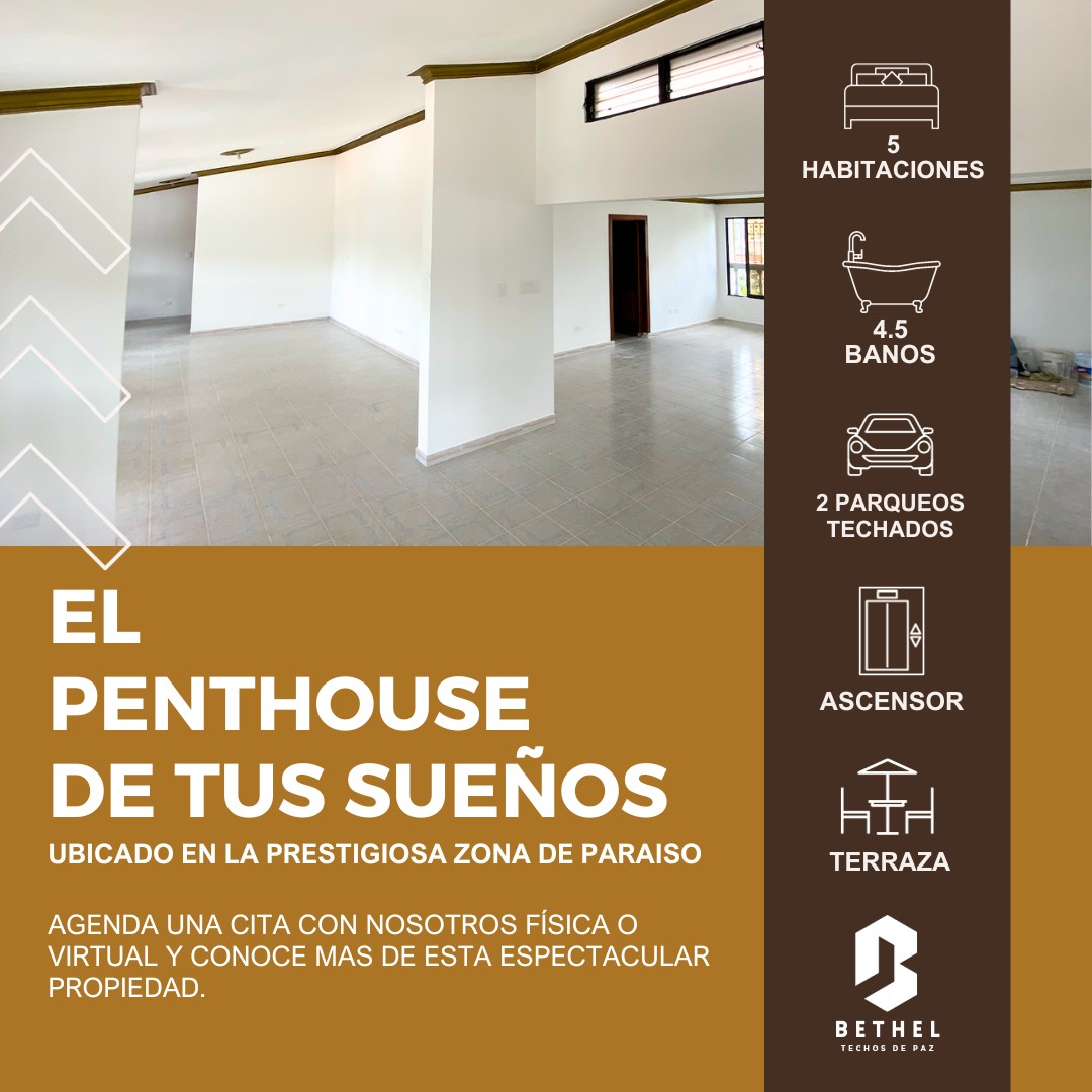 penthouses - PENTHOUSE CLASICO en Santo Domingo D.N - ENSANCHE PARAISO 500m2  4