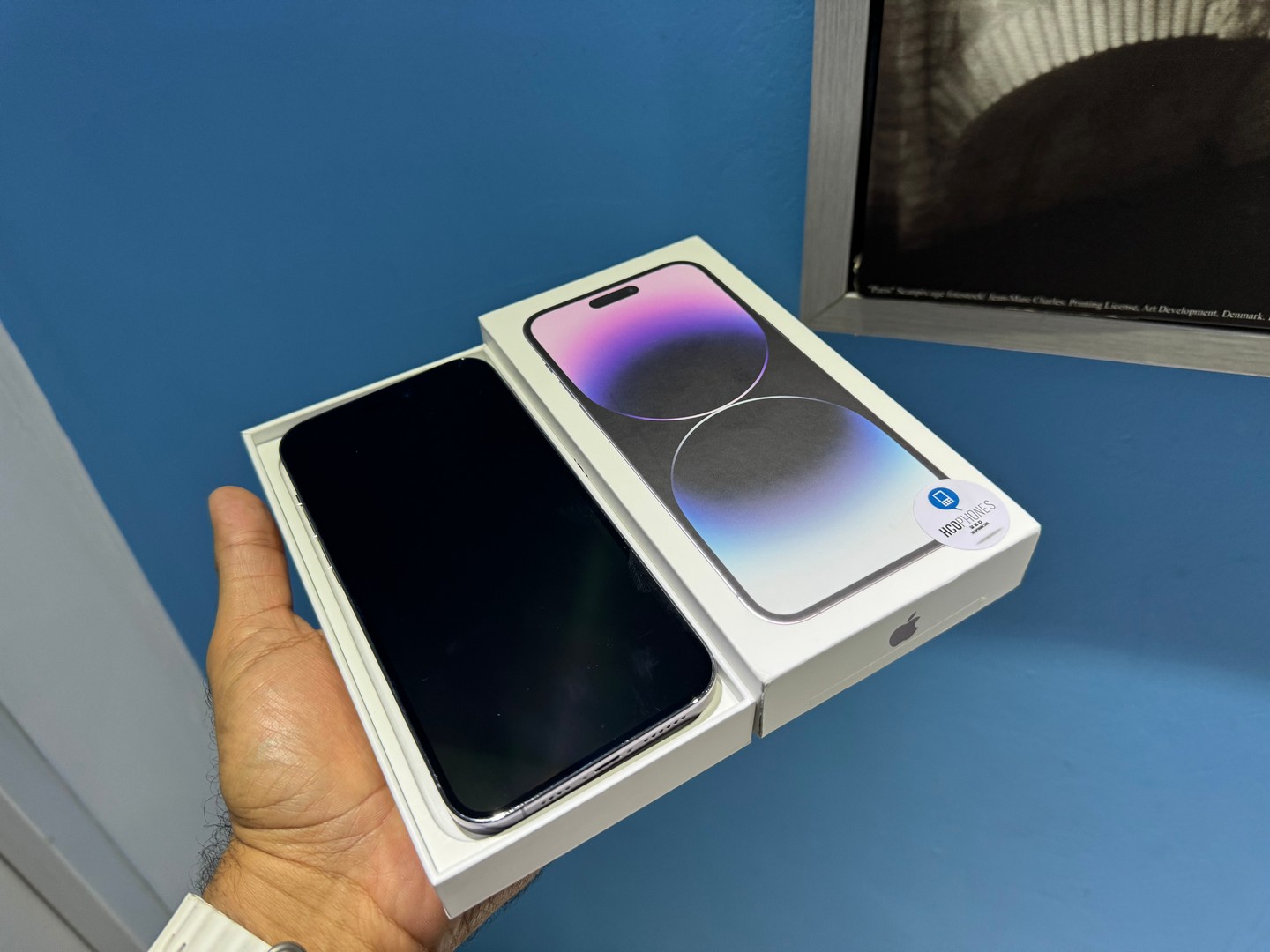 celulares y tabletas - IPHONE 14 PRO MAX 256GB PURPLE Como Nuevo, Desbloqueado, Garantía 1