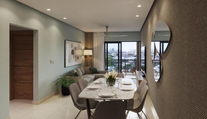 apartamentos - Apartamento en venta #24-241 con 2 hab, excelentes áreas de relajación. 3