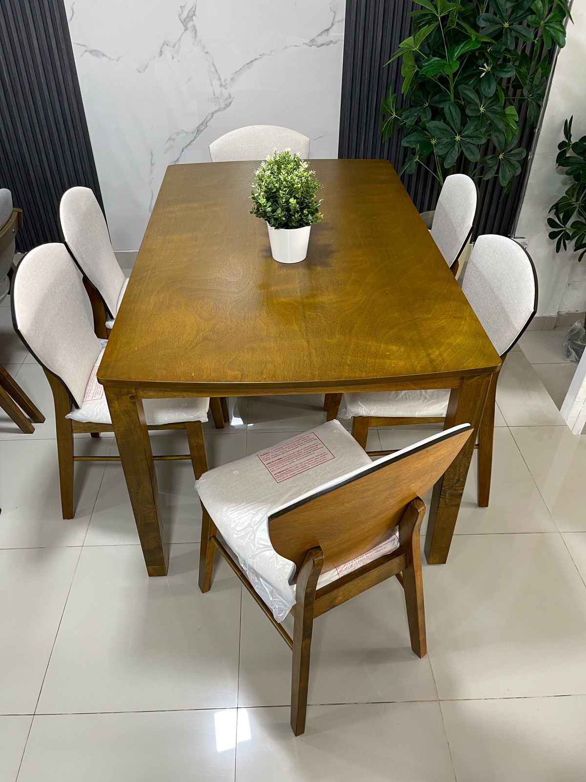 muebles y colchones - JUEGO DE COMEDOR 6 SILLAS 1