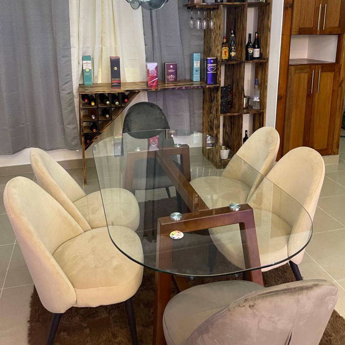 muebles y colchones - Comedor de 6 sillas 