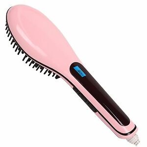 salud y belleza - Cepillo Alisador Profesional Térmico Electrico Plancha Secador Caliente 3