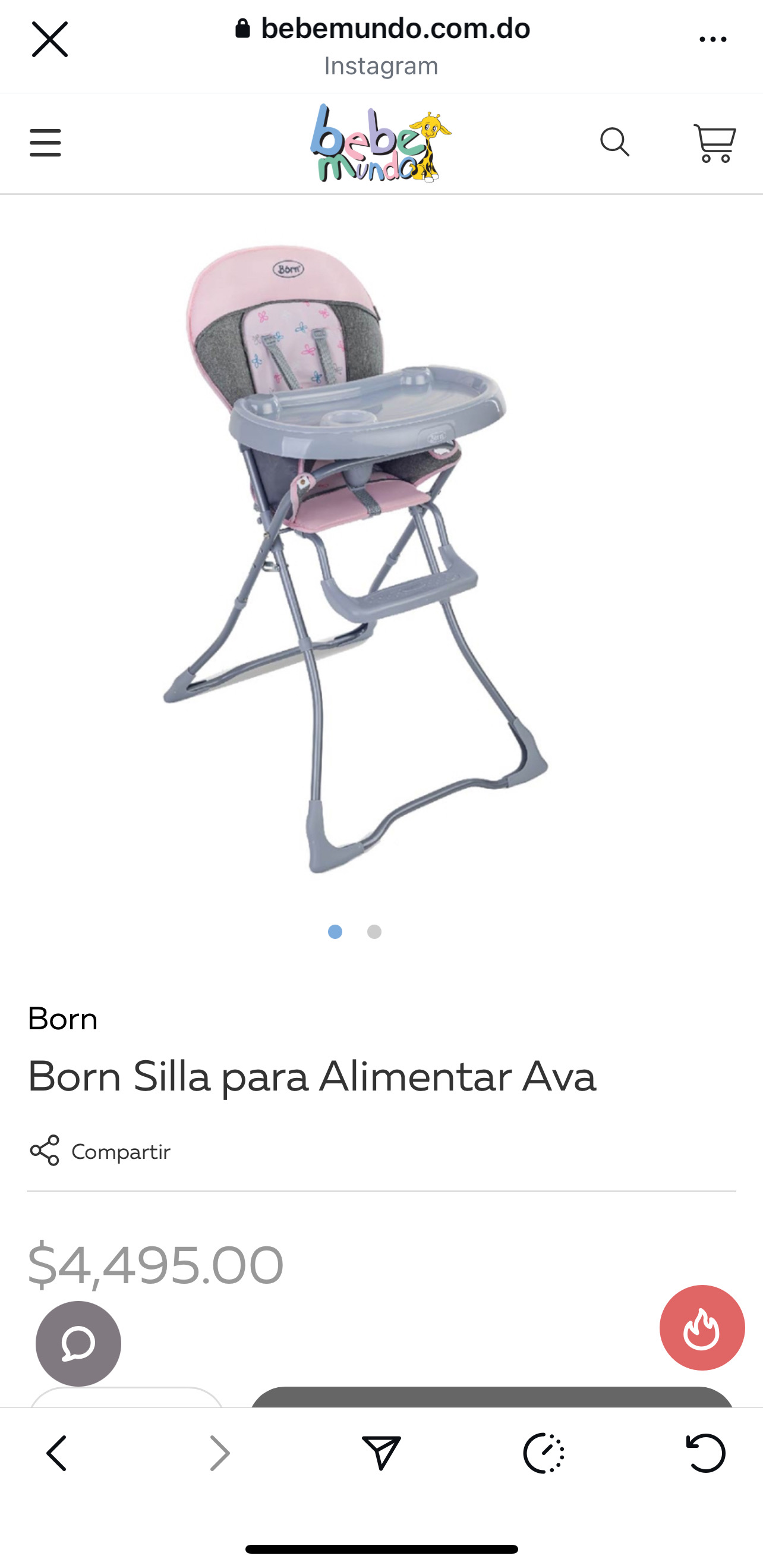 coches y sillas - silla de comer bebé  5