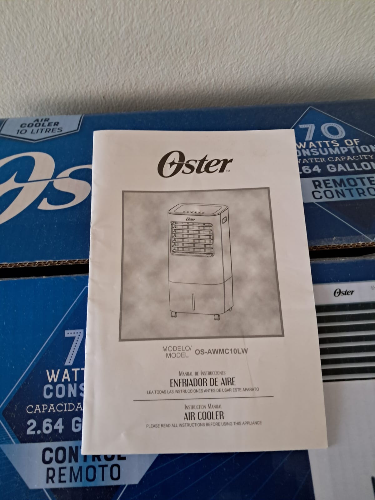 aires acondicionados y abanicos - Oster Enfriador de Aire Digital / Usado - Como nuevo!  4